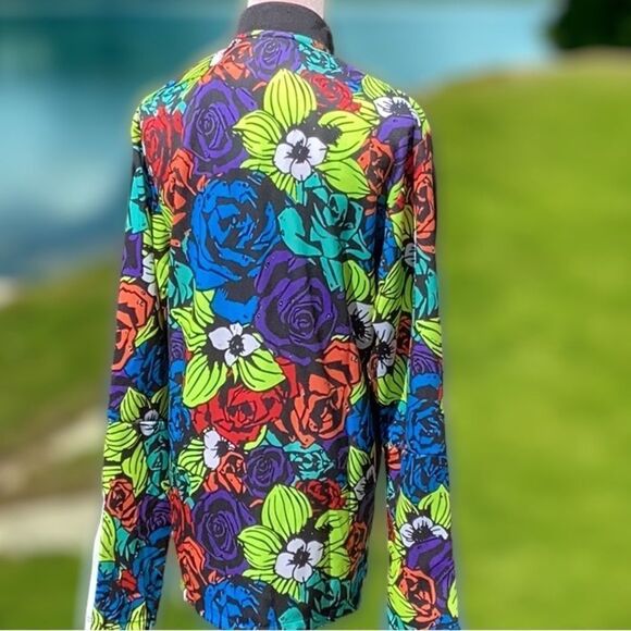 ADIDAS NWT UNISEX SMALL TIRO FLORAL ATHLETIC SOCCER TRACK SPORTS AEROREADY COAT - Picture 6 of 9